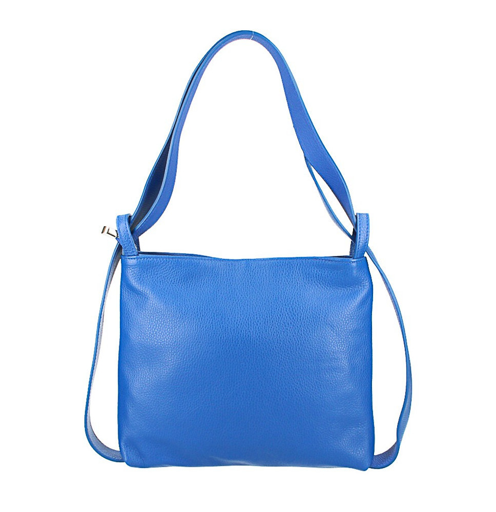 Bőr válltáska/hátizsák 575 kék Made in Italy