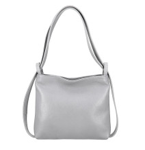 Bőr válltáska/hátizsák 575 szürke Made in Italy