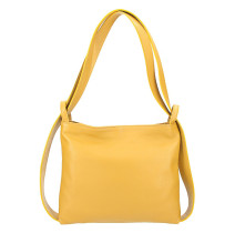 Bőr válltáska/hátizsák 575 okker Made in Italy