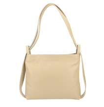 Bőr válltáska/hátizsák 575 szürkésbarna Made in Italy