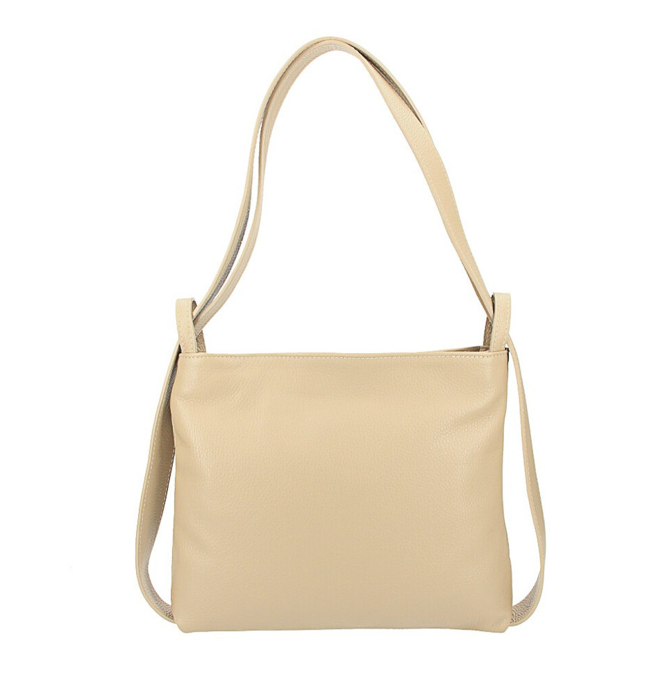 Bőr válltáska/hátizsák 575 szürkésbarna Made in Italy