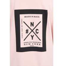 Kardigánt oversize MI0044 sötét por rózsaszín