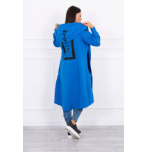 Kardigánt oversize MI0044 kék
