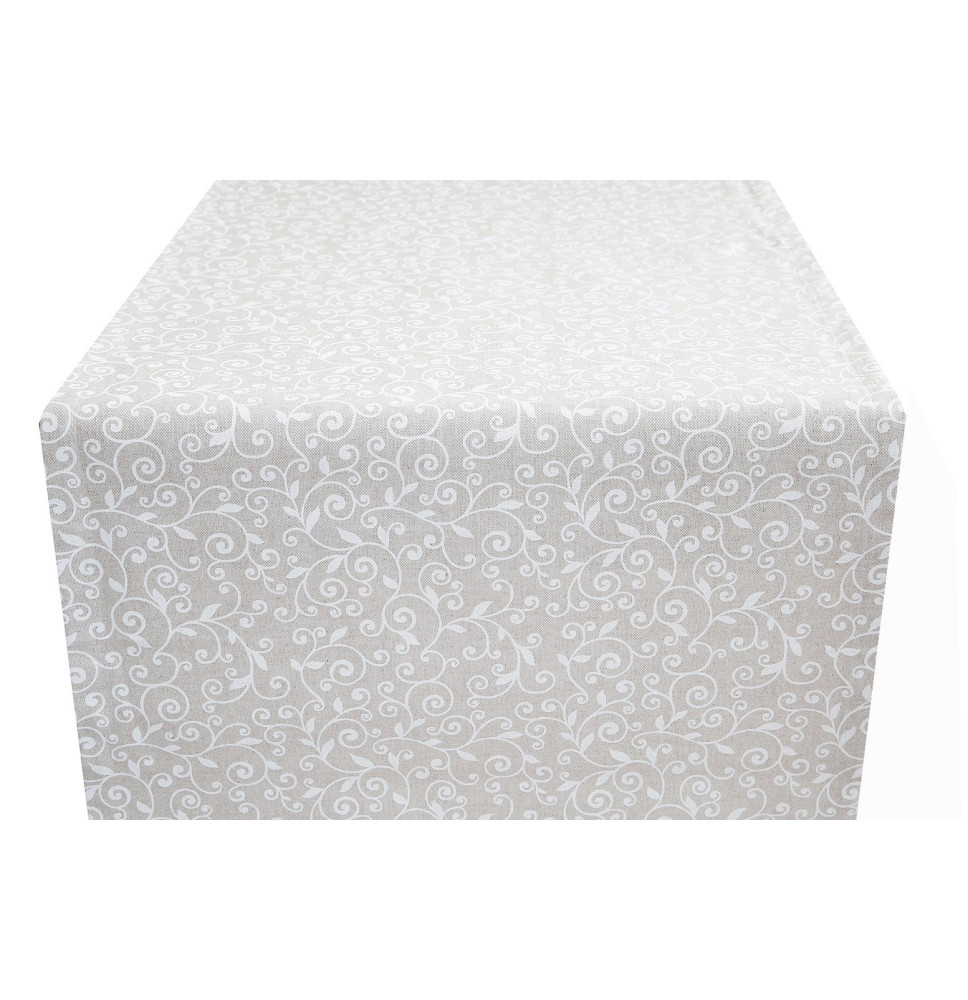 Futófelület az asztalon fehér levelek, Made In Italy