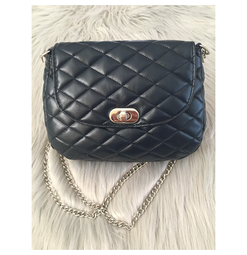 Női kézitáska 1026 kék Made in Italy