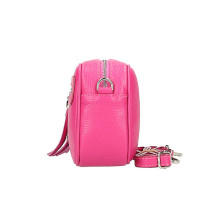 Női bőr válltáska 1220 fukszia Made in Italy