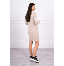 Női ruha nyomtatott formában Handle With bézs