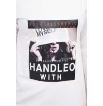 Női ruha nyomtatott formában Handle With krém