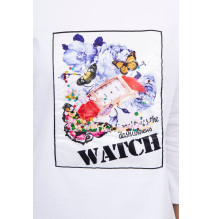 Női ruha nyomtatott formában 3D WATCH krém