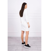 Női ruha grafika Madár 3D krém