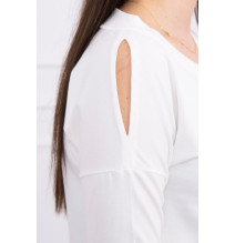 Női ruha grafika pontozott íjjal 3D krém