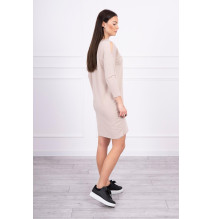 Női ruha Honey Girl bézs