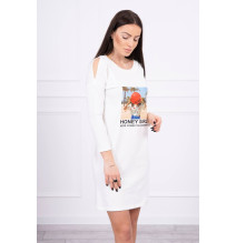 Női ruha Honey Girl krém
