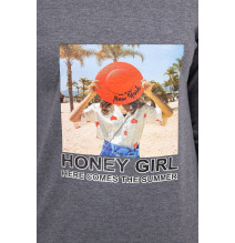 Női ruha Honey Girl grafit