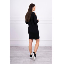 Női ruha Love fekete