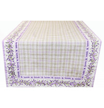 Futófelület az asztalon levendula