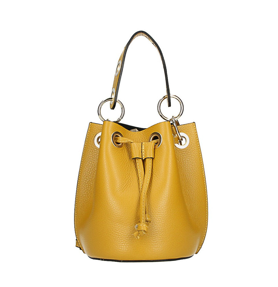 Bőr táska 363 okker