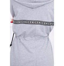 Kardigán hosszabb háttal MI8998 szürke