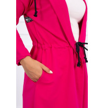 Kardigán hosszabb háttal MI8998 fukszia