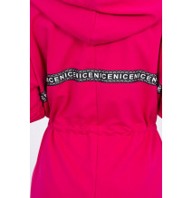 Kardigán hosszabb háttal MI8998 fukszia