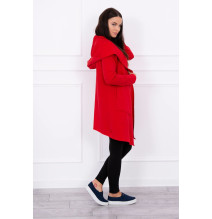 Kardigánt MI8928 piros