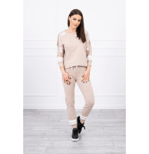 Női szett MI8849 Girl Revolution bézs