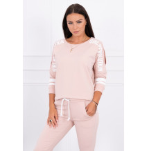 Női szett MI8849 Girl Revolution sötét por rózsaszín