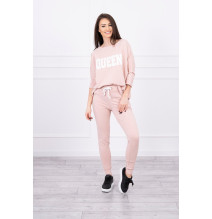 Női szett MI66977 QUEEN pór rózsaszín