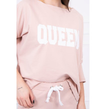Női szett MI66977 QUEEN pór rózsaszín