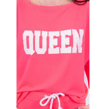 Női szett MI66977 QUEEN rózsaszín neon