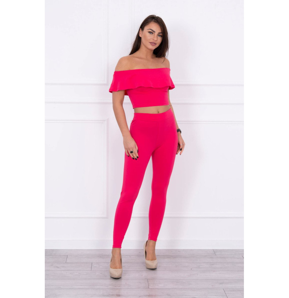 Női szett MI8885 egy fodorral málna