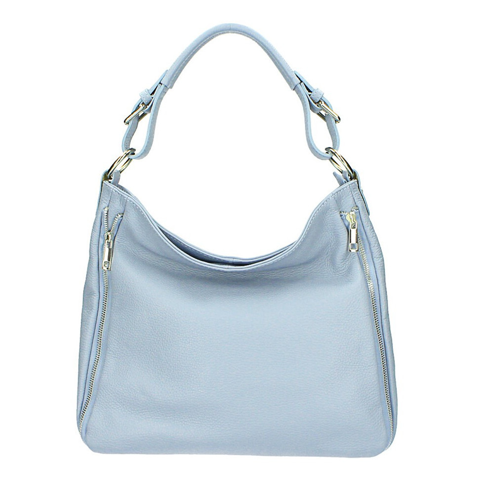 Ég kék bőr válltáska 390