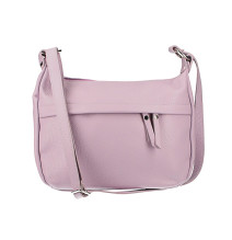 Bőr válltáska 392 lila Made in Italy