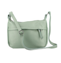 Bőr válltáska 392 menta Made in Italy