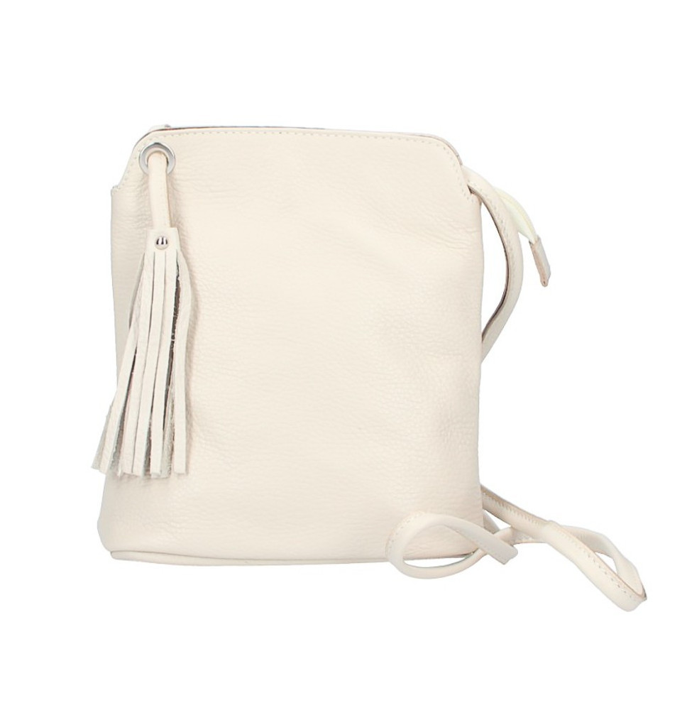 Bőr válltáska 5320 bézs