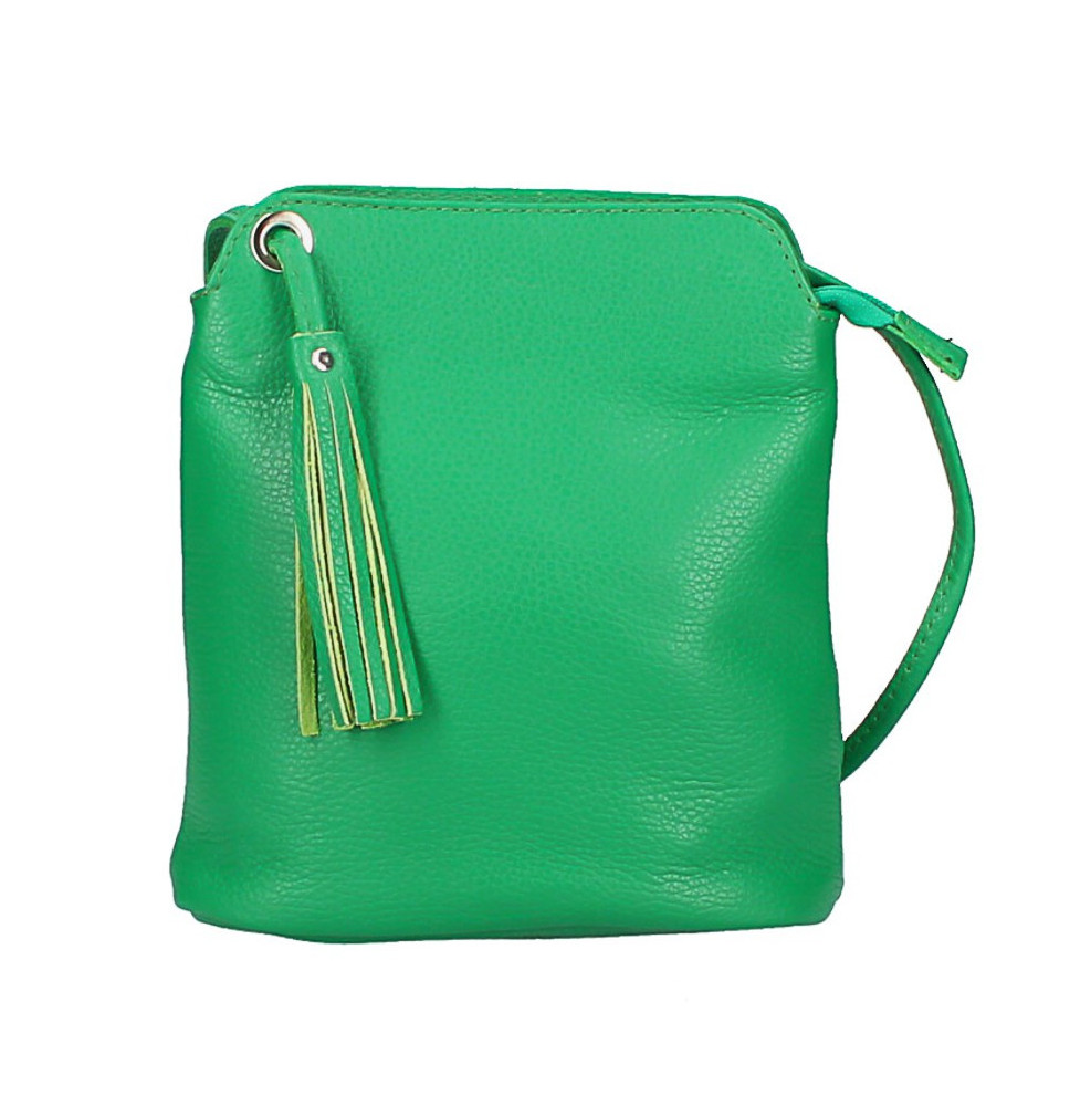 Bőr válltáska 5320 zöld
