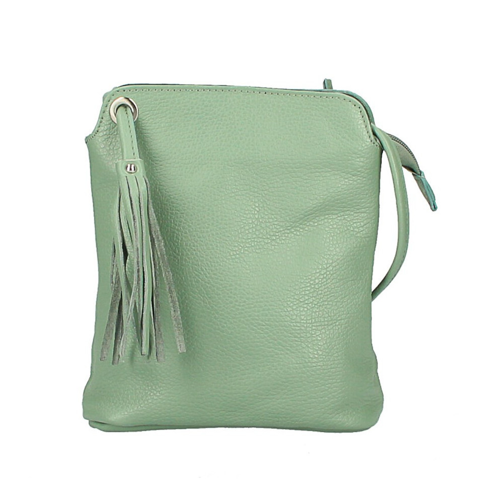 Bőr válltáska 5320 menta