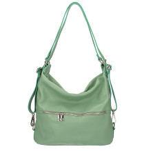 Bőr válltáska / hátizsák 328 menta