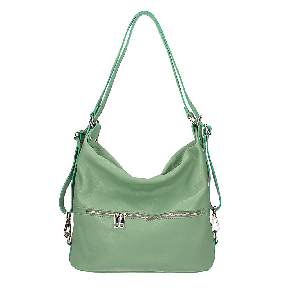 Bőr válltáska / hátizsák 328 menta