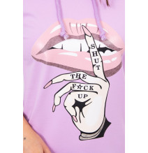 Ruha meghosszabbított hátsó és színes nyomtatott elülső MI64632 lila