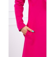 Kardigánt oversize MI9077 fukszia