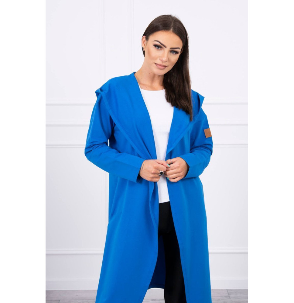 Kardigánt oversize MI9077 azúrkék