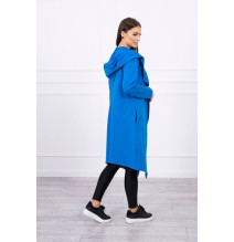 Kardigánt oversize MI9077 azúrkék