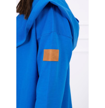 Kardigánt oversize MI9077 azúrkék