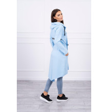 Kardigán hosszabb háttal MI8998 ég kék