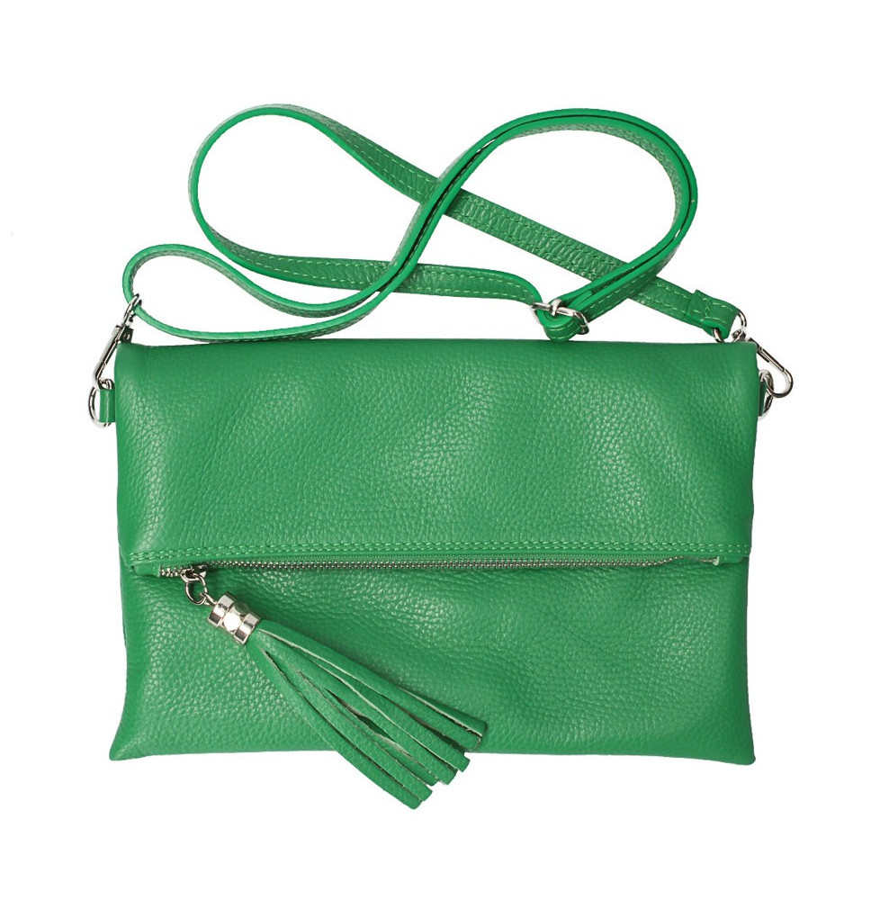 Bőr kézitáska 668 zöld