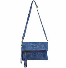 Bőr krokodil kézitáska 630 fukszia