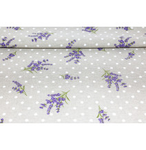 Anyag Levendula pontokkal