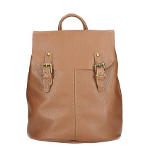 Bőr hátizsák MI202 barna Made in Italy