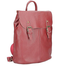 Bőr hátizsák MI202 barna Made in Italy